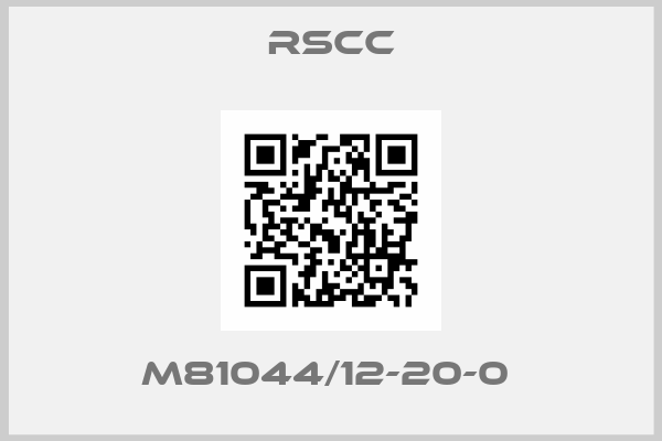 RSCC-M81044/12-20-0 