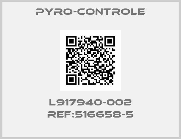 pyro-controle-L917940-002 REF:516658-5