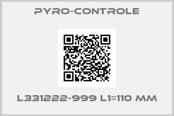 pyro-controle-L331222-999 L1=110 MM