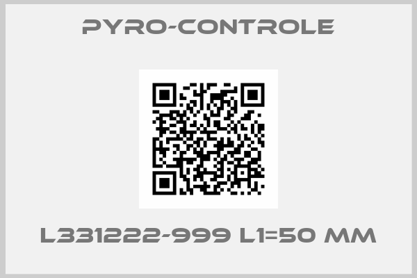 pyro-controle-L331222-999 L1=50 mm