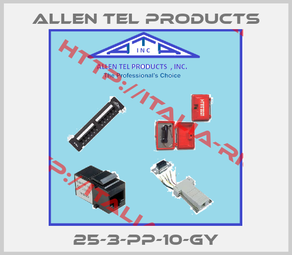 Allen Tel Products-25-3-PP-10-GY