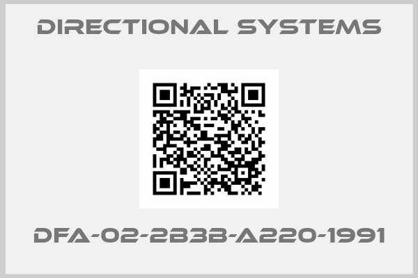 Directional Systems-DFA-02-2B3B-A220-1991