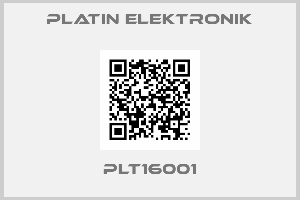 Platin Elektronik-PLT16001
