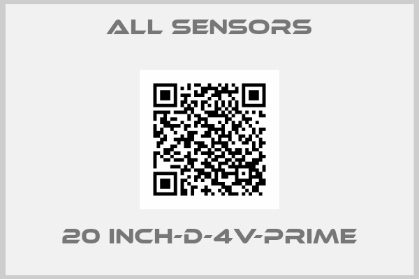 All Sensors-20 INCH-D-4V-PRIME