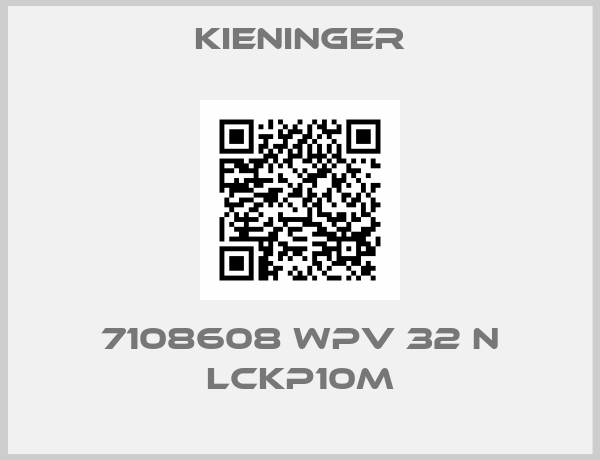 Kieninger-7108608 WPV 32 N LCKP10M