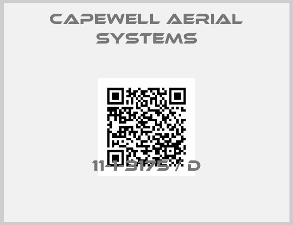 Capewell Aerial Systems-11-1-3175 / D