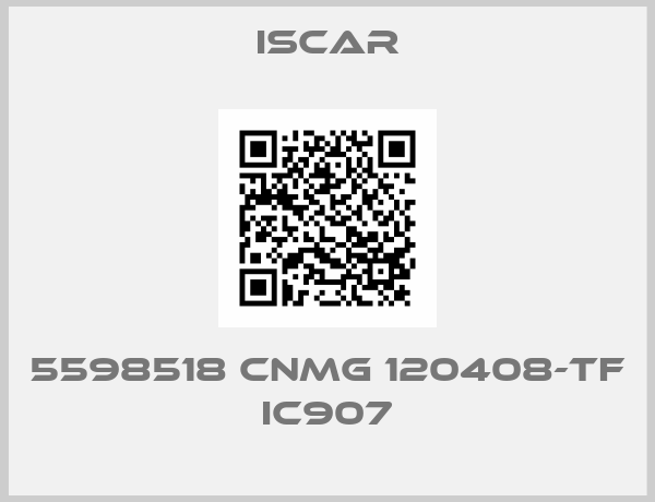 Iscar-5598518 CNMG 120408-TF IC907