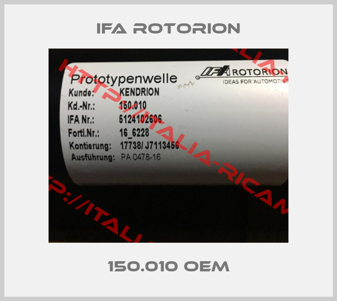 IFA Rotorion-150.010 oem