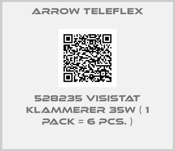 Arrow Teleflex-528235 Visistat Klammerer 35W ( 1 pack = 6 pcs. )