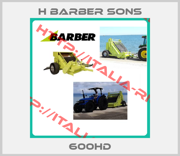H Barber Sons-600HD