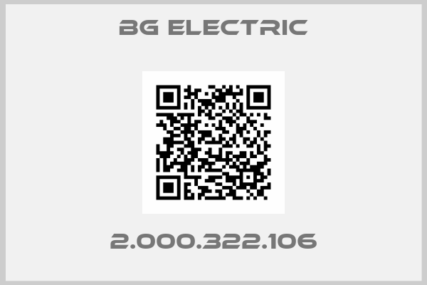 BG electric-2.000.322.106