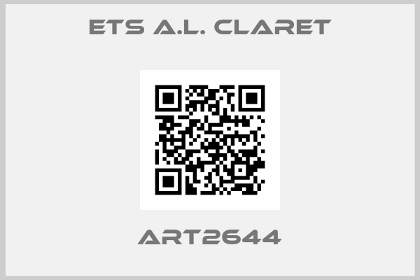 ETS A.L. CLARET-ART2644