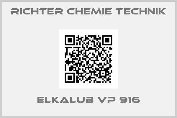 Richter Chemie Technik-Elkalub VP 916