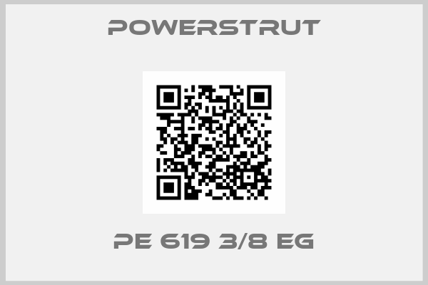 Powerstrut-PE 619 3/8 EG