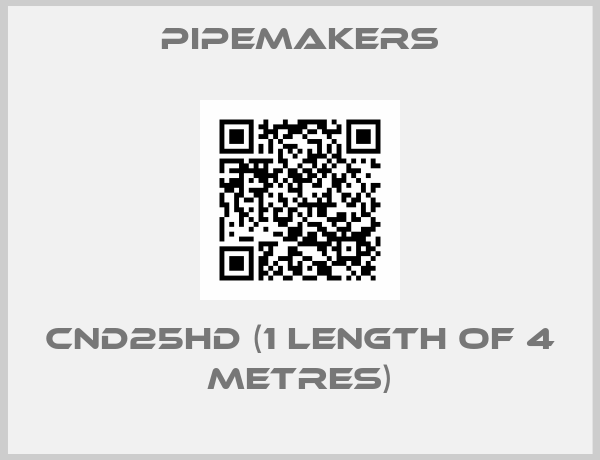 Pipemakers-CND25HD (1 length of 4 metres)