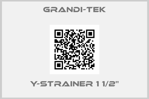 GRANDI-TEK-Y-STRAINER 1 1/2"