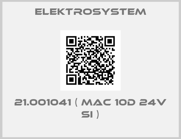 elektrosystem-21.001041 ( MAC 10D 24V SI )