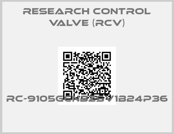 Research Control Valve (RCV)-RC-9105GCNBZSV1B24P36