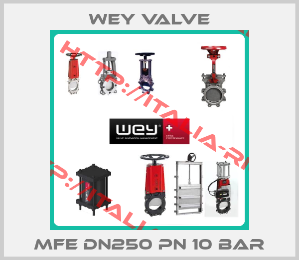 Wey Valve-MFE DN250 PN 10 bar
