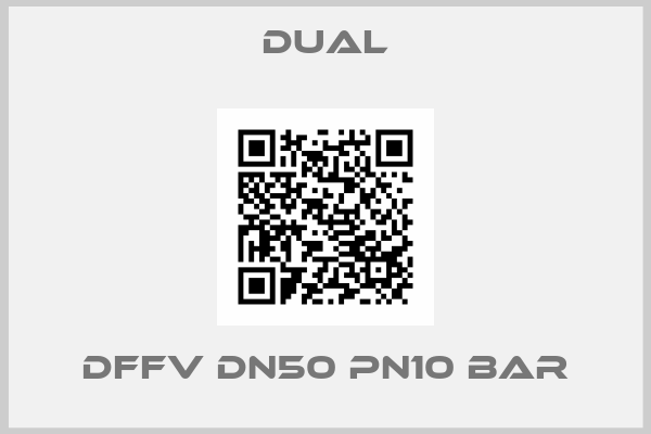 DUAL-DFFV DN50 PN10 bar