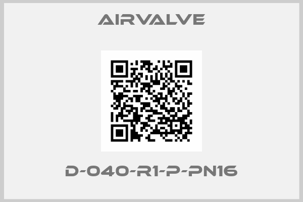 AIRVALVE-D-040-R1-P-PN16