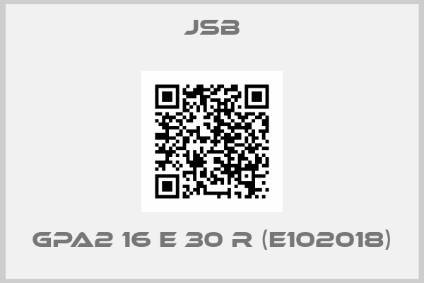 JSB-GPA2 16 E 30 R (E102018)
