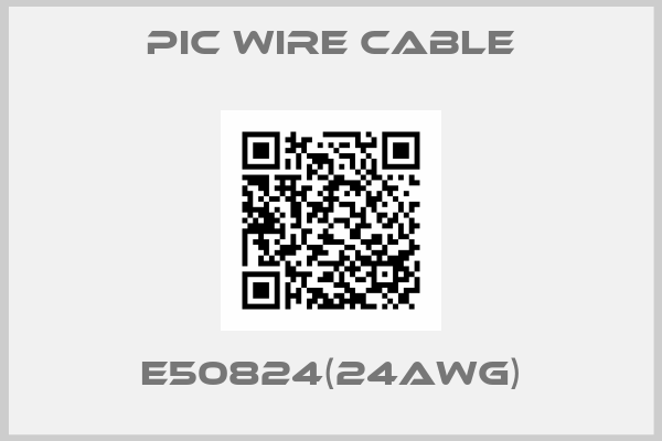 Pic Wire Cable-E50824(24AWG)