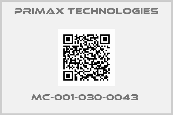Primax Technologies-MC-001-030-0043 