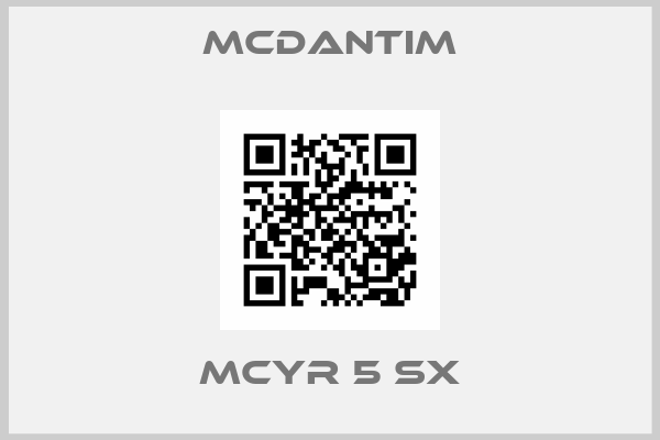McDantim-MCYR 5 SX