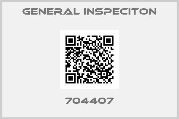 GENERAL INSPECITON-704407