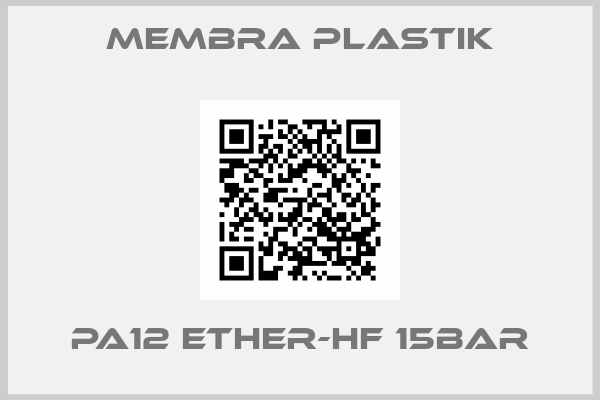 membra plastik-PA12 ETHER-HF 15bar