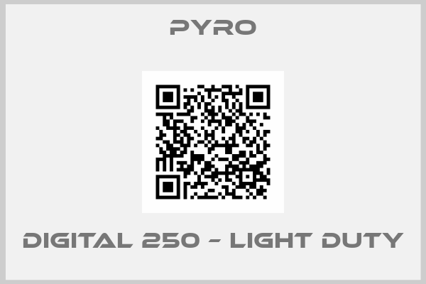 PYRO-Digital 250 – Light Duty