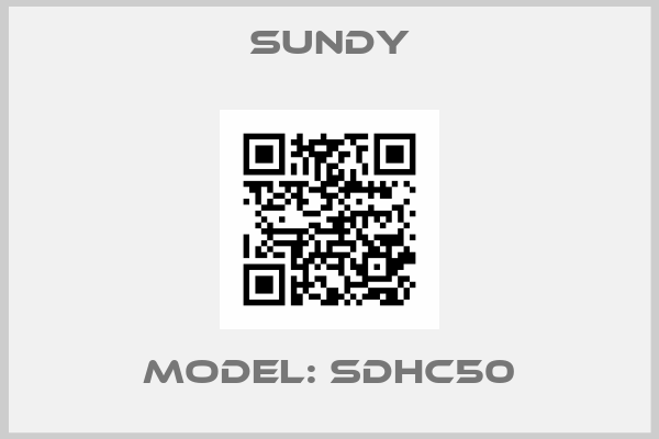 SUNDY-Model: SDHC50