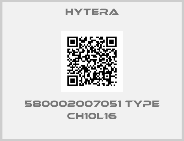 Hytera-580002007051 Type CH10L16