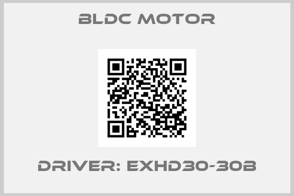 BLDC MOTOR-Driver: EXHD30-30B
