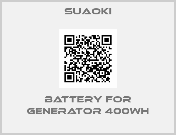 Suaoki-Battery for generator 400wh