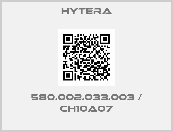 Hytera-580.002.033.003 / CH10A07