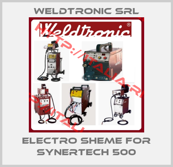 WELDTRONIC SRL-electro sheme for Synertech 500