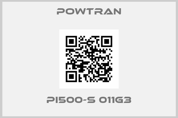 Powtran-PI500-S 011G3