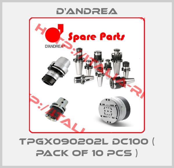 D'Andrea-TPGX090202L DC100 ( pack of 10 pcs )