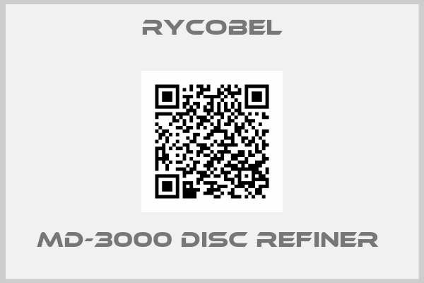 Rycobel-MD-3000 Disc Refiner 