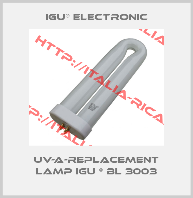 iGu® electronic-UV-A-replacement lamp iGu ® BL 3003