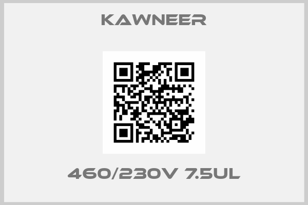 Kawneer-460/230v 7.5UL
