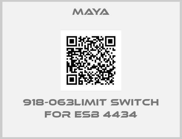 Maya-918-063Limit switch for ESB 4434
