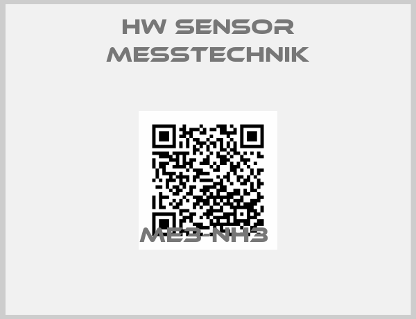 HW SENSOR MESSTECHNIK-ME3-NH3 