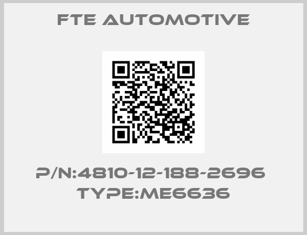 FTE Automotive-P/N:4810-12-188-2696  Type:ME6636