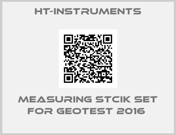 HT-Instruments-MEASURING STCIK SET FOR GEOTEST 2016 