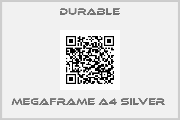 Durable-MEGAFRAME A4 SILVER 