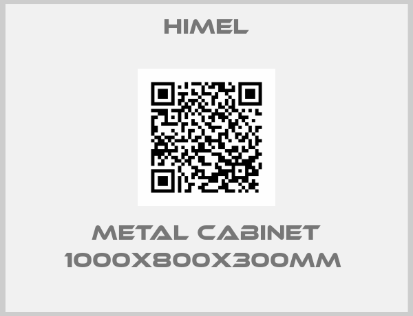 Himel-METAL CABINET 1000X800X300MM 