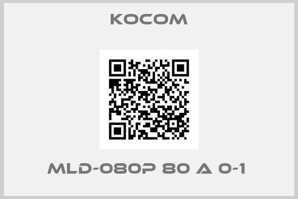 KOCOM-MLD-080P 80 A 0-1 